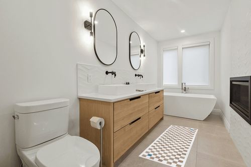 Wonnitar Modern Checkered Washable Runner Rug,2x6 Khaki Bathroom Rugs Runner,Geometric Checkerboard Long Kitchen Runner,Non-Slip Low Pile Soft Entryway Throw Mat for Bedroom Office Laundry in Scandinavian Neutral bathroom