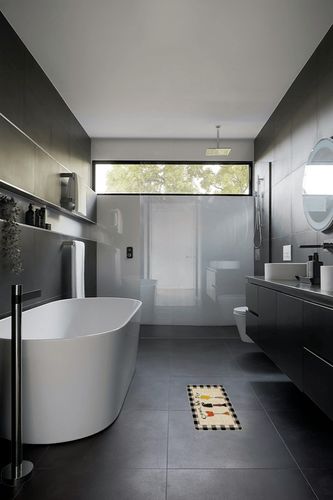 ORTIGIA Halloween Hocus Pocus Witch Doormat Indoor Outdoor Patio Sanderson Sisters Door Mats Non-Slip Durable Entrance Mat for Home Entrance, Outside Entry, Yard, Floor, Patio 17x29.5INCH in Black Modern Bathroom