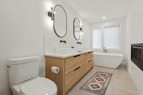 Beeiva Washable Runners for Hallways, 2x6 Vintage Tribal Medallion Bathroom Kitchen Runner Rugs with Rubber Backing, Boho Runner Rug for Hallways Bedroom Entryway Laundry Room in Scandinavian Neutral bathroom