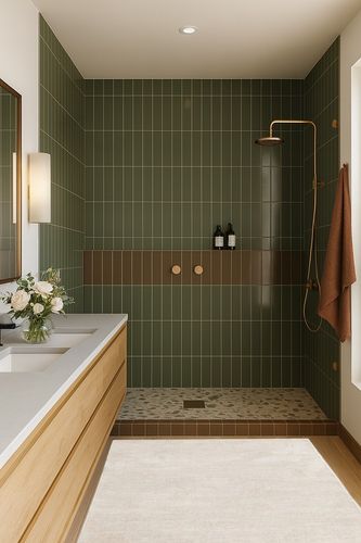 Mclellan Solid Color Machine Made Power Loom Area Rug in Ivory Laurel Foundry ... in Green Bathroom