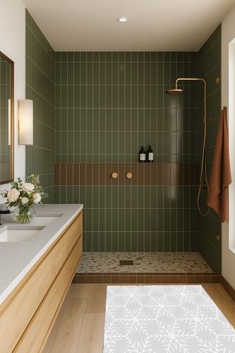 Area Rug A Grey Lace Seamless Christmas Pattern Washable 4x6 feet Rugs for Bedroom Kitchen Living Room Non Slip Outdoor Carpets Soft Mats for Home Playroom Decor in Green Bathroom