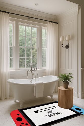 Anime Gaming Rug Anime Carpet Game Kids Rugs for Bedroom Aesthetic Soft Carpet Decorative Rug for Indoor Outdoor 59 * 24in (3) in Luxurious Bathroom