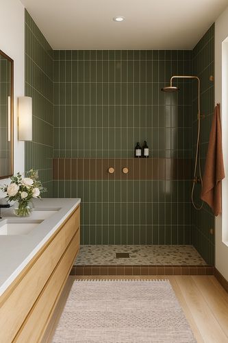 Jodi Handmade Flatweave Cotton Ivory/Steel Grey Area Rug Laurel Foundry Modern ... in Green Bathroom