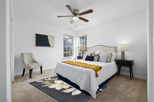 DNOVING Large Non-Slip Area Rug 5x7ft Decorative Fluffy Rug for Living Room, Bedroom, Office, Dining Room Rubber Backed, Stylized White Magnolia Design in White and Yellow Modern Bedroom