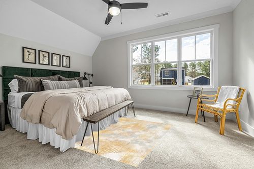 Art&Tuft Washable Rug, Anti-Slip Backing Abstract Area Rug 5x7, Stain Resistant Rugs for Living Room, Foldable Machine Washable Area Rug(TPR21-Yellow, 5'x7') in Grey Traditional Bedroom with King Bed
