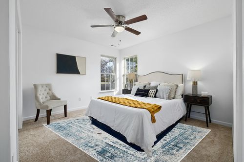 Artistic Weavers Desta Vintage Oriental Area Rug, 7'10" x 10'2", Blue/White in White and Yellow Modern Bedroom