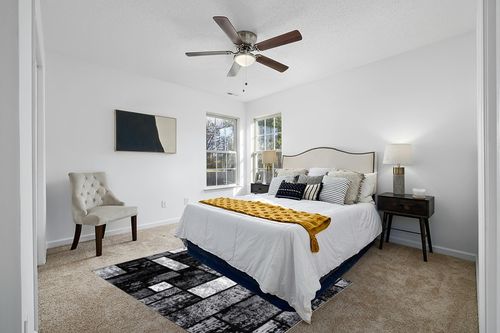 Luxe Weavers Geometric Squares Gray 5x7 Modern Abstract Area Rug, Colorblock Premium Carpet Non Shedding in White and Yellow Modern Bedroom