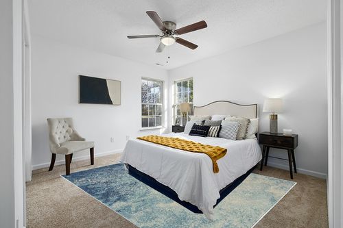 Nourison Passion Navy/Light Blue 8' x 10' Area -Rug, Modern, Abstract, Easy -Cleaning, Non Shedding, Bed Room, Living Room, Dining Room, Kitchen (8x10) in White and Yellow Modern Bedroom