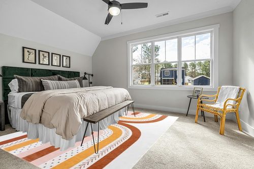 HOMBYS 9x12 Boho Area Rug for Living Room Bedroom, Large Modern Rainbow Floor Carpet with Non-Slip Backing for Indoor Office Dining Room, Home Deco Non-Shedding, Orange, Machine Washable ﻿ in Grey Traditional Bedroom with King Bed