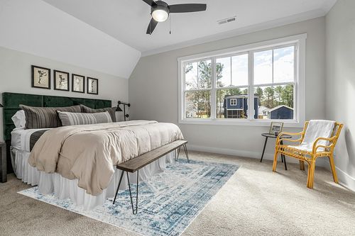 Artistic Weavers Desta Vintage Oriental Area Rug, 7'10" x 10'2", Blue/White in Grey Traditional Bedroom with King Bed