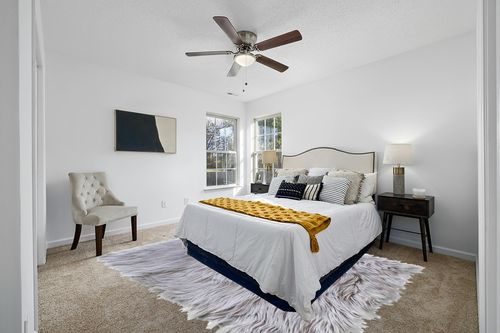 Ultra Soft & Fluffy Faux Sheepskin Rug in White and Yellow Modern Bedroom