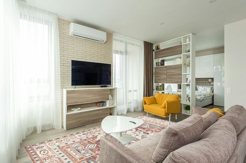 Rugs America Gallagher Collection GL60A Sangria Koti Transitional Vintage Area Rug 8' x 10' in Light Modern Living Room with TV