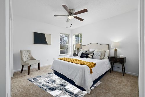 Rugshop Contemporary Abstract Distressed Area Rug 5' x 7' Blue in White and Yellow Modern Bedroom