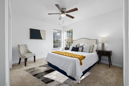 Home Dynamix Catalina Bismark Contemporary Geometric Area Rug, Grey/Black, 5'3"x7'2" in White and Yellow Modern Bedroom
