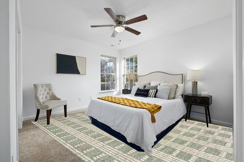 Loloi Angela Rose x Colton Ivory/Sage 10'-0" x 14'-0" Area Rug in White and Yellow Modern Bedroom