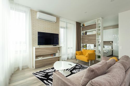 ALAZA Black White Halloween Skeleton Hand Area Rug Rugs for Living Room Bedroom 7' x 5' in Light Modern Living Room with TV