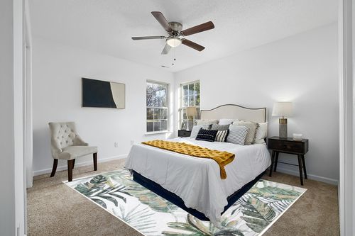 DECOMALL Jasmine Washable Area Rugs 8x10ft, Tropical Plant Non Slip Rug, Soft and Thin Large Carpet for Living Room Bedroom,8x10ft Green/Multi in White and Yellow Modern Bedroom