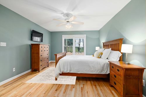 Grey Traditional  Living Room Area Rug in Teal and Orange Wood Bedroom