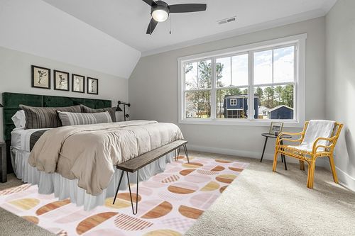 HOMBYS 9x12ft Boho Area Rug for Living Room Bedroom, Large Floor Carpet for Indoor Office Dining Room, Modern Home Deco Non-Shedding, Orange, Machine Washable in Grey Traditional Bedroom with King Bed