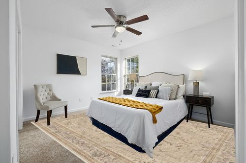 10'x14' | Machine Washable Area Rug | Kid & Pet Friendly | Indoor Rug | Adeline ... in White and Yellow Modern Bedroom