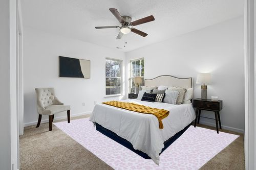 Safavieh Faux Hide Collection Area Rug - 9' x 12', Ivory & Pink, Leopard Rustic Design, Non-Shedding & Easy Care, Machine Washable Ideal for High Traffic Areas in Living Room, Bedroom (FAH505B) in White and Yellow Modern Bedroom