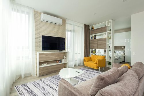 8x10 Washable Large Soft Neutral Boho Moroccan Bohemian Farmhouse Rug in Light Modern Living Room with TV