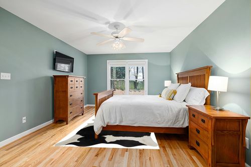 rodeo Classic Black and White Cowhide Rug … in Teal and Orange Wood Bedroom