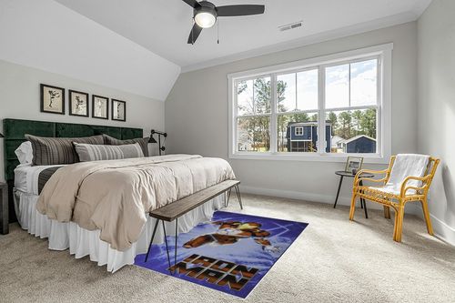 Gertmenian Marvel Rug Boys Childrens Bedroom Decor Kids Home Play Room Mat Bedding Area Carpet; 54x78 Large, Iron Man Superhero Navy Blue; 47329 in Grey Traditional Bedroom with King Bed