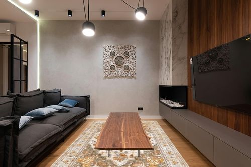Washable Area Rugs 6×9 Yellow Vintage 6x9 Area Rugs Clearance Ultra-Thin Oriental Boho Rugs for Living Room Indoor 6x9 Non-Slip Rug Foldable Washable Accent Rugs for Bedroom Dining Room in Dark Wood Living Room with Black Couch