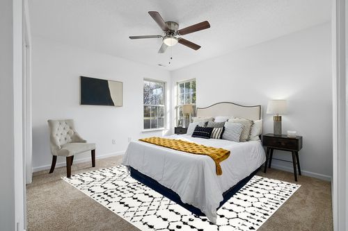 Flash Furniture Beth Geometric Bohemian Low Pile Rug - 8' x 10' - Ivory/Black in White and Yellow Modern Bedroom