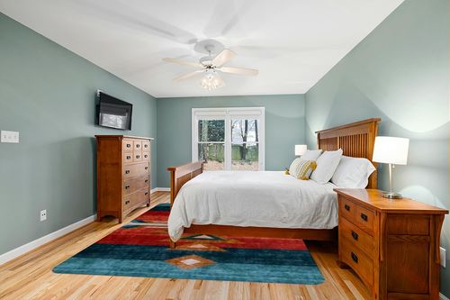 LIVEBOX Washable Native American Christmas Rug 8x10 - Soft Western Rugs for Living Room Thin Non-Slip Rug for Bedroom, Throw Carpet Southwestern Large Rugs for Living Room,(8 x 10 ft, Red Multi) in Teal and Orange Wood Bedroom