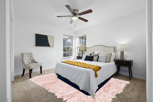 Pink 8 x 10 in White and Yellow Modern Bedroom