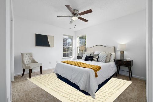 Loloi Chris Loves Julia Polly 7'-9" x 9'-9" Area Rug in Ivory/Natural - Large Neutral Area Rug, Unique Patterned Rug for Living Room, Bedroom, Dining Area, Home Office in White and Yellow Modern Bedroom