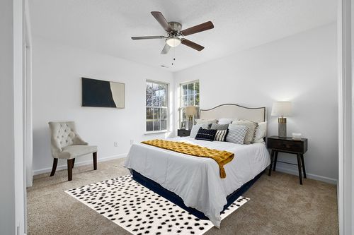 Hauteloom Tilos Dalmatian Living Room Bedroom Nursery Shag Area Rug - Shaggy Carpet - Dot Pattern - High Plush Pile - Black, White - 5'3" x 7' in White and Yellow Modern Bedroom