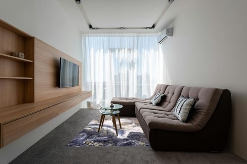 Popumelon Area Rug for Living Room Rugs - 5x7 Abstract Stain Resistant Washable Rug, Anti Slip Backing Rugs for Living Room, Marble Vintage Tribal Area Rugs in Grey Living Room with Brown Couch