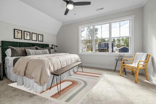 BALTA Rugs Ana Kids Rainbow Rug - Design ID: 32316-262; Size: 7'10" x 10' in Grey Traditional Bedroom with King Bed