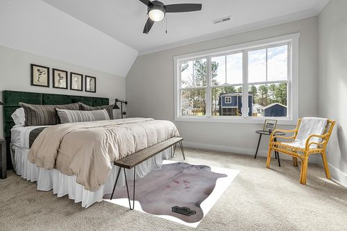 Appaloosa Cowhides Color Dyed Collection (Soft Gray) in Grey Traditional Bedroom with King Bed