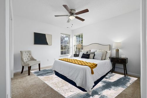 RUG BRANCH Silvia Contemporary Scandinavian Blue Beige Indoor Area Rug for Living Room, Bedroom, Dining Room, and Kitchen - 9' x 12' (9' X 12'3") in White and Yellow Modern Bedroom