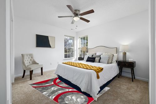 GLORY RUGS Area Rug Modern 5x7 Light red Circles Geometry Soft Hand Carved Contemporary Floor Carpet Fluffy Texture for Indoor Living Dining Room and Bedroom Area in White and Yellow Modern Bedroom