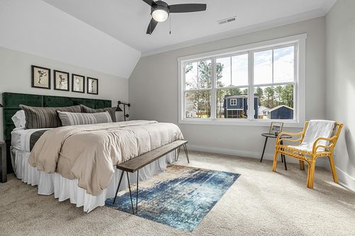 VK VK·LIVING Washable Rug 5x7 Modern Abstract Machine Washable Area Rugs Anti Slip Backing Washable Rugs for Living Room, Bedroom, Home Decor, Blue in Grey Traditional Bedroom with King Bed