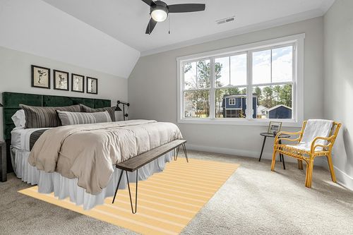 Nourison Positano Indoor/Outdoor Yellow Ivory 8' x 10' Area Rug, Easy Cleaning, Non Shedding, Bed Room, Living Room, Dining Room, Backyard, Deck, Patio (8x10) in Grey Traditional Bedroom with King Bed