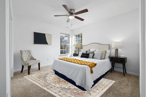 befbee 6x9 Area Rugs for Living Room,Super Soft Ultra-Thin Stain Resistant Machine Washable Rugs for Bedroom,Non-Slip Backing Large Area Rug (Turmeric/Grey, 6'x9') in White and Yellow Modern Bedroom