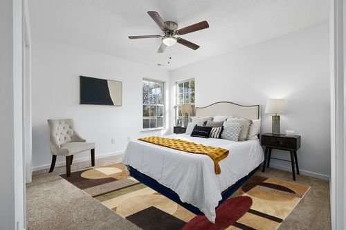 Home Dynamix Tribeca Jasmine Modern Area Rug, Abstract Brown/Green 7'10"x10'6" in White and Yellow Modern Bedroom