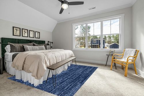 Nourison Essentials Indoor/Outdoor Navy Blue 8' x 10' Area Rug, Easy -Cleaning, Non Shedding, Bed Room, Living Room, Dining Room, Backyard, Deck, Patio (8x10) in Grey Traditional Bedroom with King Bed