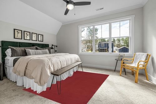 Nourison Essentials Indoor/Outdoor Brick Red 6' x 9' Area-Rug,Easy-Cleaning, Non Shedding, Bed Room, Living Room, Dining Room, Backyard, Deck, Patio (6x9) in Grey Traditional Bedroom with King Bed