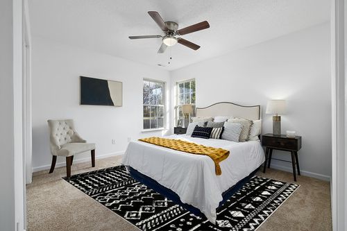 Antep Rugs Bohemian 8x10 Geometric Indoor Area Rug Phoenix, 7'10" x 10', Black in White and Yellow Modern Bedroom