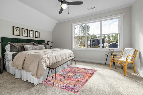 Artistic Weavers Odelia Vintage Bohemian Area Rug,5'3" x 7'3",Aqua & Odelia Vintage Bohemian Area Rug,5'3" x 7'3",Purple/Orange in Grey Traditional Bedroom with King Bed
