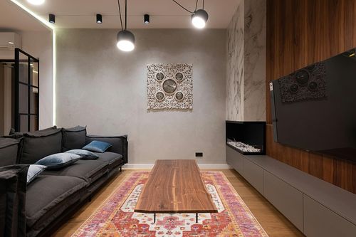 Moynesa Ultra-Thin Washable Pink Area Rug - 6x9 Large Boho for Girls Bedroom, Dining Room, Non-Shed Playroom, Office, Indoor Printed Boho Floor Carpet for Living Room Decor in Dark Wood Living Room with Black Couch