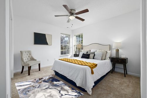 Abani Rugs Abstract Design 4’ x 6’ Bedroom Rug - Grey, Brown & Blue Modern Multi-Dimensional Non-Shedding Area Rug in White and Yellow Modern Bedroom