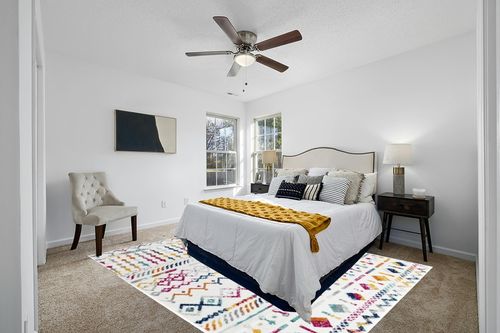 Antep Rugs Bohemian 8x10 Geometric Indoor Area Rug Phoenix, 7'10" x 10', Multi in White and Yellow Modern Bedroom
